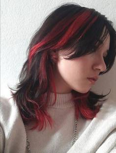 MYEONG temporary hair color wax washable Red Color , Red