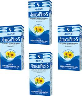 Allen's ARNICA PLUS - S Shampoo (pack of 4) Anti Dandruff & Scalp Cleanser