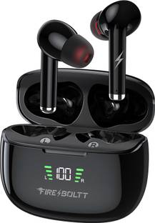 Fire-Boltt Fire Pods Rythm ANC ENC Earbuds TWS, 50H playtime, Digital LED Battery Indicator Bluetooth