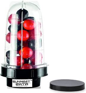 Sunmeet Heavy Bullet Jar for Mixer Grinder Large 530ML ABS Transparent Mixer Juicer Jar Mixer Juicer J...