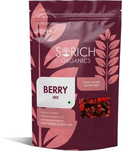 Sorich Organics Rich Berries Dehydrated Strawberry Blueberry Cranberry Goji Berry Healthy Skin Assorted Fruit