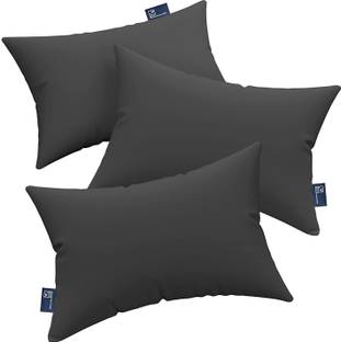 THE WOOD WHITE INDIA Premium Twill Microfiber Pillows Set of 3 | 16 x 24 Inches Or 41 x 61 cm Microfibre Solid Sleeping Pillow Pack of 3