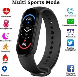 Jocoto T212-m4 PRO FITNESS TRACKER MULTI SPORTS SMART BAND BALCK(PACK OF 1)