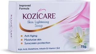 Kozicare Skin Lightening Soap with Kojic Acid, Glutathione & Arbutin