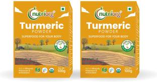 Nutriorg Certified Organic Turmeric Powder | Ayurvedic | Desi Haldi Powder