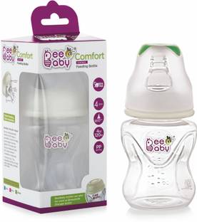 Beebaby Comfort Slim Neck Baby Feeding Bottle. 100% BPA Free (Green) (120 ML / 4 Oz.) - 120 ml