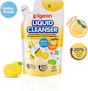 Pigeon Liquid Cleanser Refill Food Grade for Baby Bottles Accessories, Vegetables