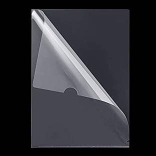 C J Choice Plastic L type Folder File A4 Size Transparent Documents Holders Organizer