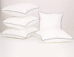 Sleep Time sofa cushion pillow set Polyester Fibre, Microfibre Stripes Cushion Pack of 5