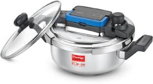 Prestige Svachh FLIP-ON Mini 2 L Outer Lid Induction Bottom Pressure Cooker
