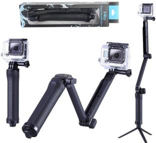 WRADER Waterproof Action Camera Tripod Stand Mount Short Camera Tripod Mini Camera Tripod