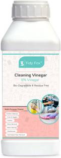 Tidy Fox by Tidy Fox Cleaning Vinegar 1 LITRE/All Purpose Cleaner (Use on: Lime Scale, Taps, Glass, Vegetables, Fruits, Floor, Cloth Softener, Washing Machine) - High Concentration/Made In India / [1 LTR]