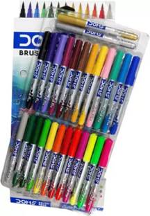 DOMS Brush Pens Set (Set of 26) Best Birthday Gift for Kids