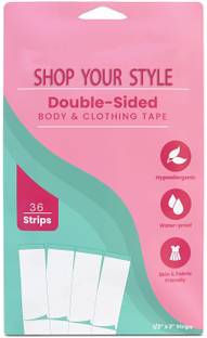 shop your style 36 Women Fashion tape Clothing & Body Strong Clear Bra Tape Strips Silicone Bra Strap Cushion