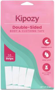 Kipozy 36 Women Fashion tape Clothing & Body Strong Clear Bra Tape Strips Silicone Bra Strap Cushion