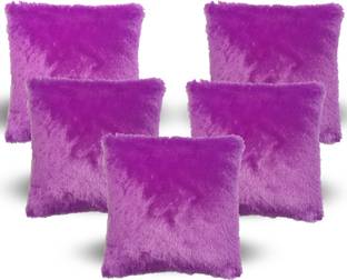 Saksham Enterprises Fur Cushions Cover