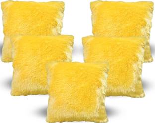Saksham Enterprises Fur Cushions Cover