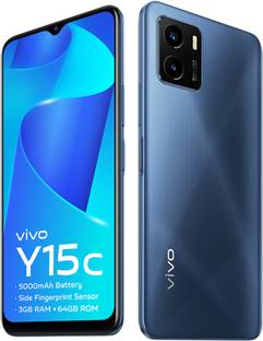 vivo Y15c (Mystic Blue, 64 GB)