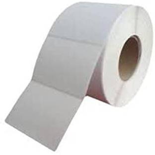 chahattraders 70mm by 35mm - Plain Barcode Sticker roll- Pack of 1 roll self adhesive Paper Label