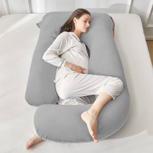 Cashmera Upgrade Model Pregnancy Pillow Microfibre Solid Pregnancy Pillow Pack of 1