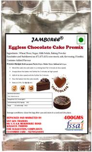JAMBOREE Chocolate Premix I Eggless Recipe I Instant Cake Mix | 3 Step - Prep Mix & Bake 400 g