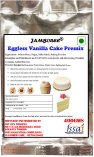 JAMBOREE Vanilla Premix I Eggless Recipe I Instant Cake Mix | 3 Step - Prep Mix & Bake 400 g