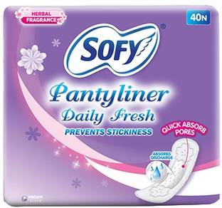 SOFY Daily Fresh Panty Liner - 40 Count Pantyline Pantyliner