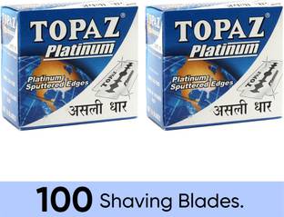 TOPAZ Platinum Double Edges Salon Shaving Blades