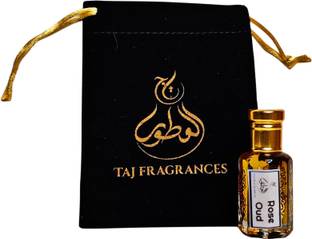 Taj Fragrances Rose Oud for Unisex Perfume Oil Luxury Scent ( Long Lasting ) Floral Attar