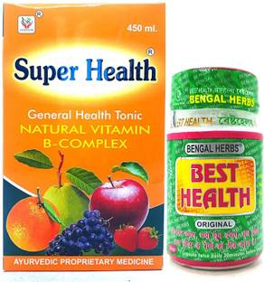 Super health Tonic 450ml & Best Health 50 Capsule For Improve Immunity Power (Pack Of 2)