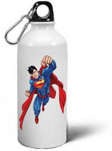 CHARMING Superman CCD2 Cartoon Printed Sipper Water Bottle 600 ml Shaker
