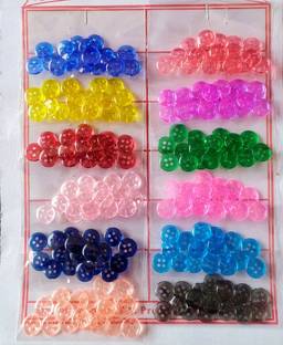 SK TRADERS Multicolour Botton Polyester Buttons