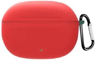 KHR Back Cover for Noise Buds VS202 Case, Anti Fall with Hook Earphone Cover (Cool Red)