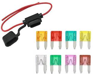PBROS Waterproof in Line Mini Blade Fuse Holder Electrical Waterproof in Line Mini Blade Fuse Holder Electrical Fuse