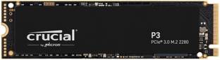 Crucial CT500P3SSD8 500 GB Desktop, Laptop Black PCIe NVMe Internal Solid State Drive (SSD) (P3 Pcie 3.0 Nvme M.2 Ssd)