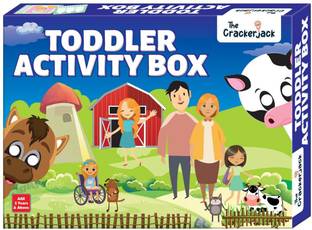 Kiddie Castle The Cracker Jack Toddler Activity Box for Age 2 Year and Above
