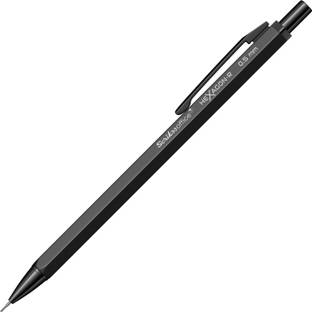 Scrikss Hexagon-R Aluminium Body, Click Mechanism, with Mini Eraser - 0.5mm Mechanical Pencil