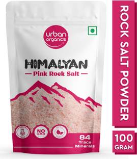 Urban Organics Himalayan Pink Salt|Sendha Namak|Non Iodised -100g Himalayan Rock Salt