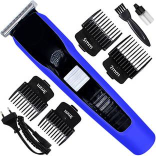 KEEMIIE V Professional Chargeable Washable Beard Moustache Trimmer Hair Clipper Razor Fully Waterproof Grooming Kit 120 min  Runtime 4 Length Settings