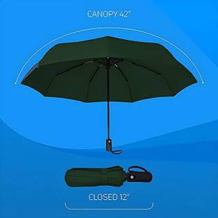 Cairoman 3 Fold Fully Automatic Rain UV Protection Portable Foldable Tiny Travel Folding Umbrella