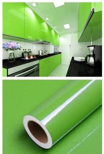 Wallmate Decorative Green Wallpaper