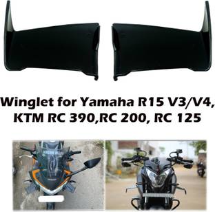 ENEMYT Winglet for Yamaha R15 V3/V4, KTM RC 390,RC 200, RC 125 Bike Fairing Kit