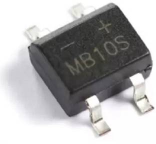Steko (50 Pieces) MB10S Bridge Rectifier 1000 Volt 0.5A Diode PIN Diode