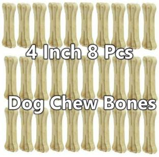 CatSy Pressed Bones (4 Inch Pack Of 8) Dog Chew Chicken, Mutton Dog Chew