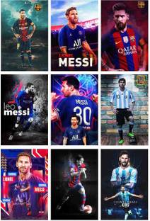 Best Collections of MESSI Postcard Pack of 27 Images Fine Art Print