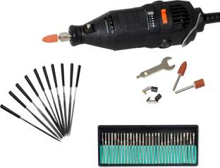 Digital Craft Die Grinder,10Pc 4x60 Needle File Set,30Pc Diamond Burs Set, Die Grinder,10Pc 4x60 Needle File Set,30Pc Diamond Burs Set, Rotary Tool