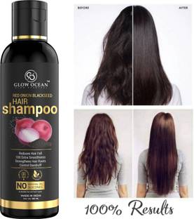 glowocean n Blackseed Hair Shampoo For Hair Loss Treatment & Control Dandruff