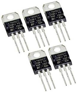 kingsbuy 7805 Voltage Regulator IC(5 Pieces) Electronic Components Electronic Hobby Kit