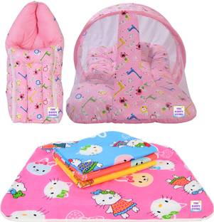 BABY KINGDOM Cotton Baby Bed Sized Bedding Set