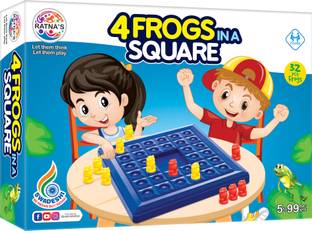 Ratnas 4 Frog in a Square Game (1203) Party & Fun Board Game